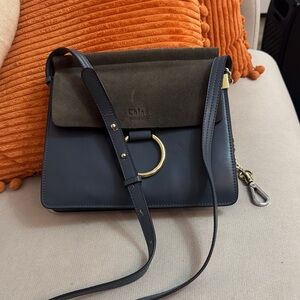 Navy Shoulder Bag